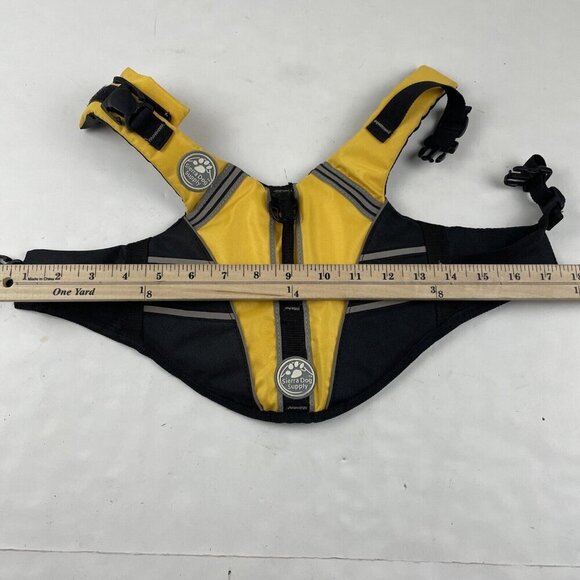 Sierra Dog Supply Dog Life Jacket Size S Yellow Unisex Reflective Adjust Clips - Picture 9 of 11